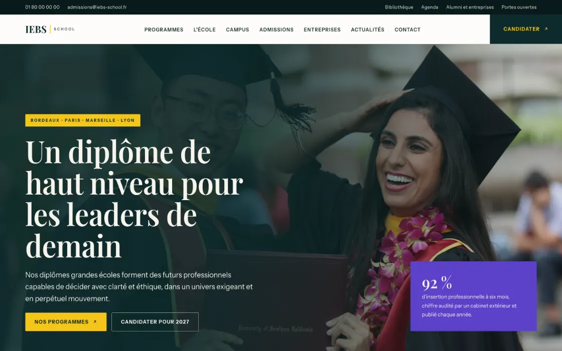Aperçu d'un design Wethiko pour une école