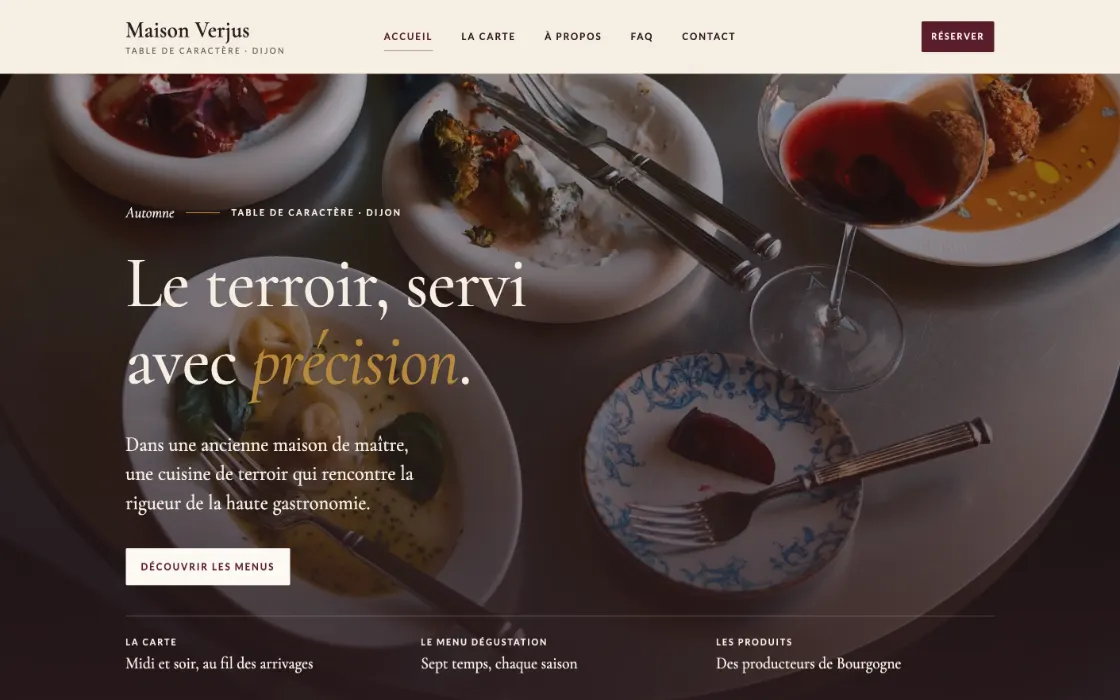 Aperçu d'un design Wethiko pour un restaurant